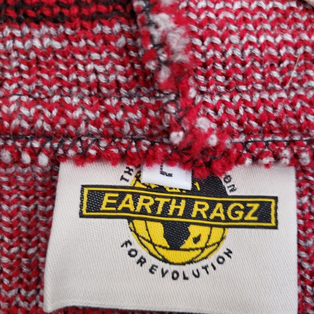 VTG Earth Ragz Mens Coat Jacket LARGE Hood Full Zip Outdoor Woods Moose Unisex - Picture 9 of 12